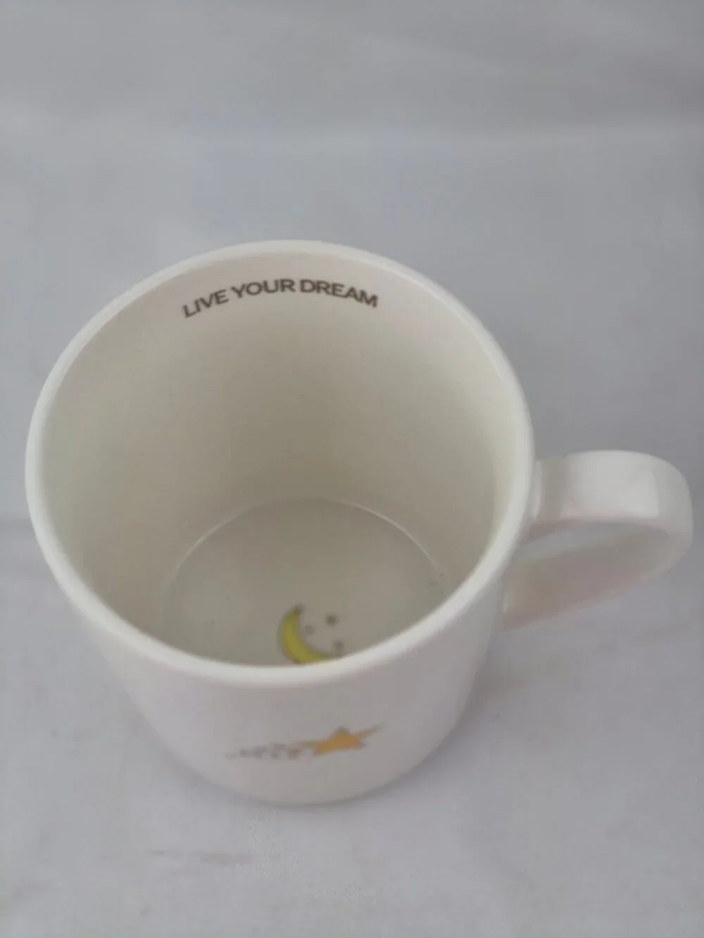 Williams Sonoma Live Your Dream Coffee Mug Stars & Moons Celestial Cosmic